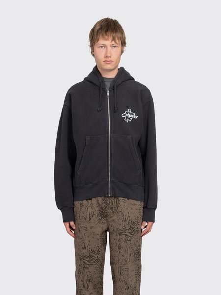 Stussy Dice Pigment Dyed Hoodie | Garmentory