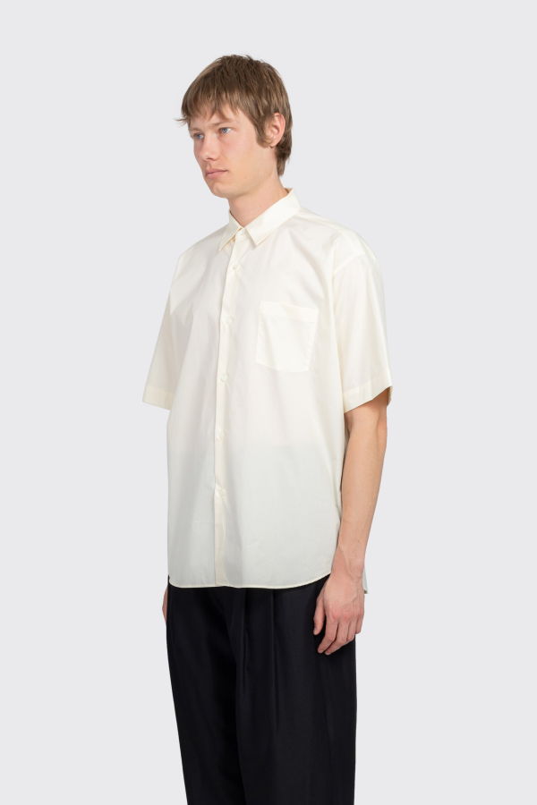 ssstein Suvin Cotton Oversized Short Sleeve Shirt - Yellow