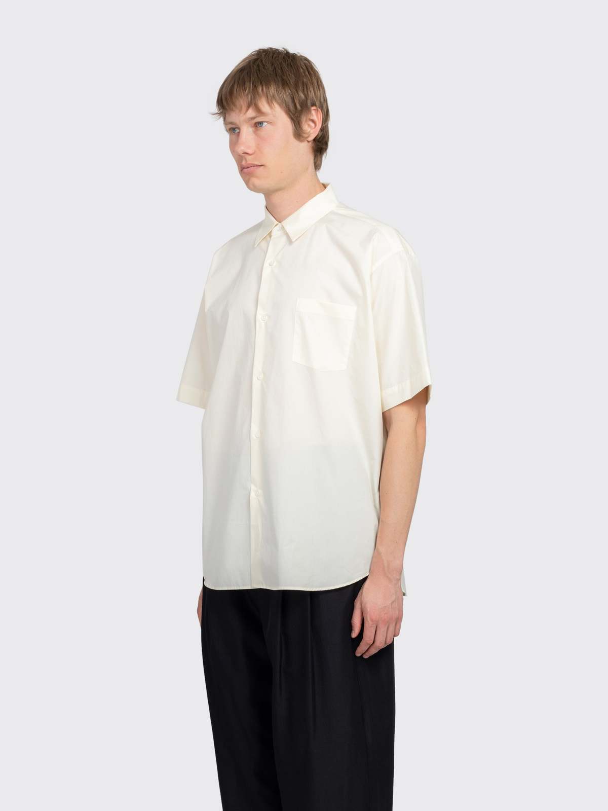 ssstein Suvin Cotton Oversized Short Sleeve Shirt - Yellow - Image 2 of 4