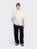 ssstein Suvin Cotton Oversized Short Sleeve Shirt - Yellow - Thumbnail 4