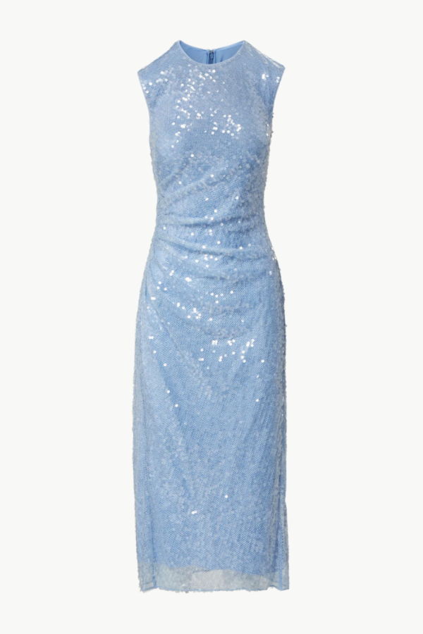 Veronica Beard Kimberly Sequin Midi Dress - Blue Jay