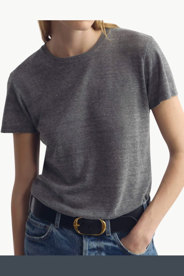 Nili Lotan Lana Tee - Heather Grey