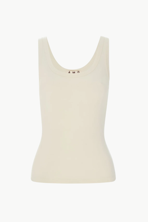 amo denim Layering Tank - Bone