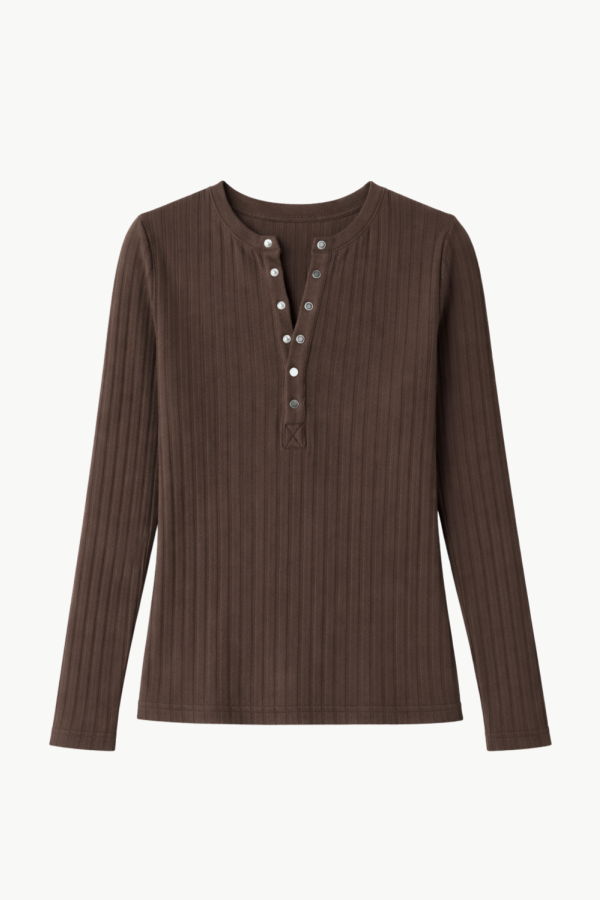 amo denim Lottie Top - Mocha
