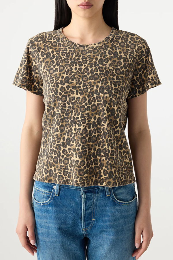 amo denim Love Tee - Leopard