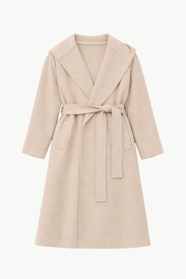 Ba&sh Lylie Coat - Beige Chine