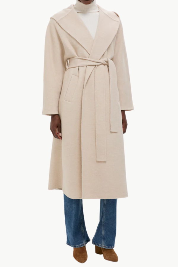Ba&sh Lylie Coat - Beige Chine