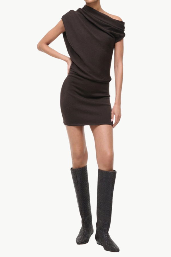 Staud Mabel Mini Dress - Earth