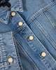 Veronica Beard Malcom Cropped Denim Jacket - Silver Dust - Thumbnail 7