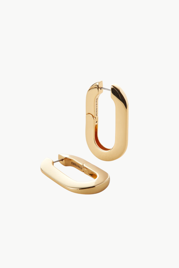 Jenny Bird Mega U-Link Earrings - High Polish Gold