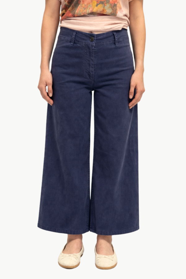 Nili Lotan Megan Pant - Vintage Washed French Navy