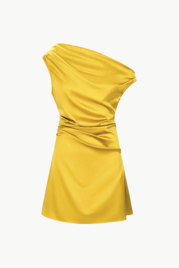 Staud Mini Phare Dress - Turmeric