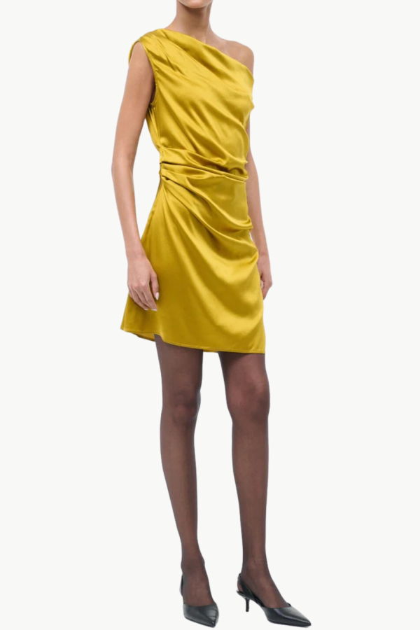 Staud Mini Phare Dress - Turmeric