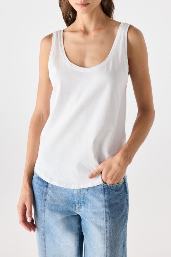 amo denim Muse Tank - White