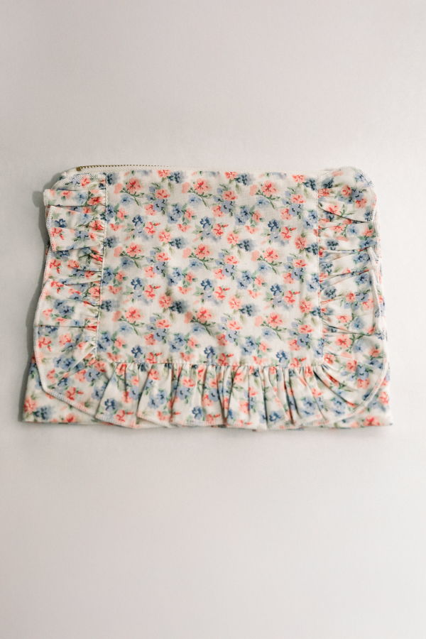 Kids Piper & Cloth Floral Pouch - Peony & Bluebell