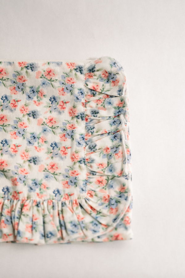 Kids Piper & Cloth Floral Pouch - Peony & Bluebell
