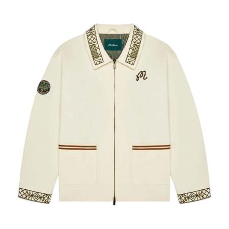 MALBON GOLF Heritage Coaches Jacket - Black | Garmentory