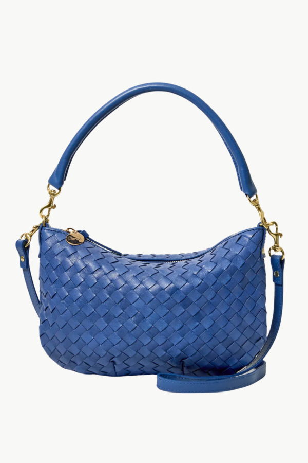 Clare V. Petit Moyen Messenger Handbag - French Blue