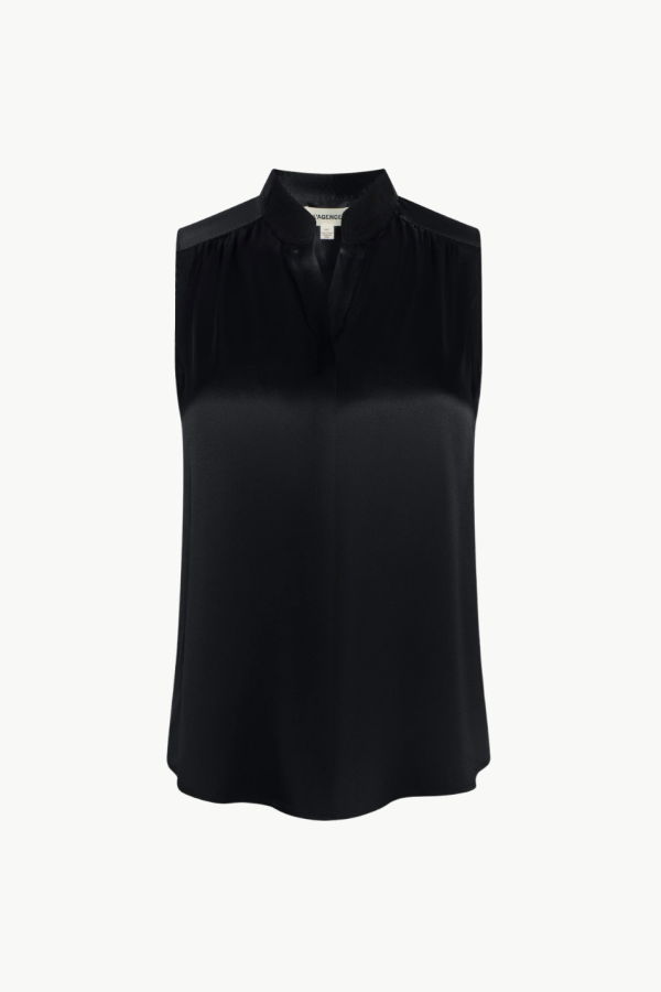 L'Agence Phoebe Silk Blouse - Black