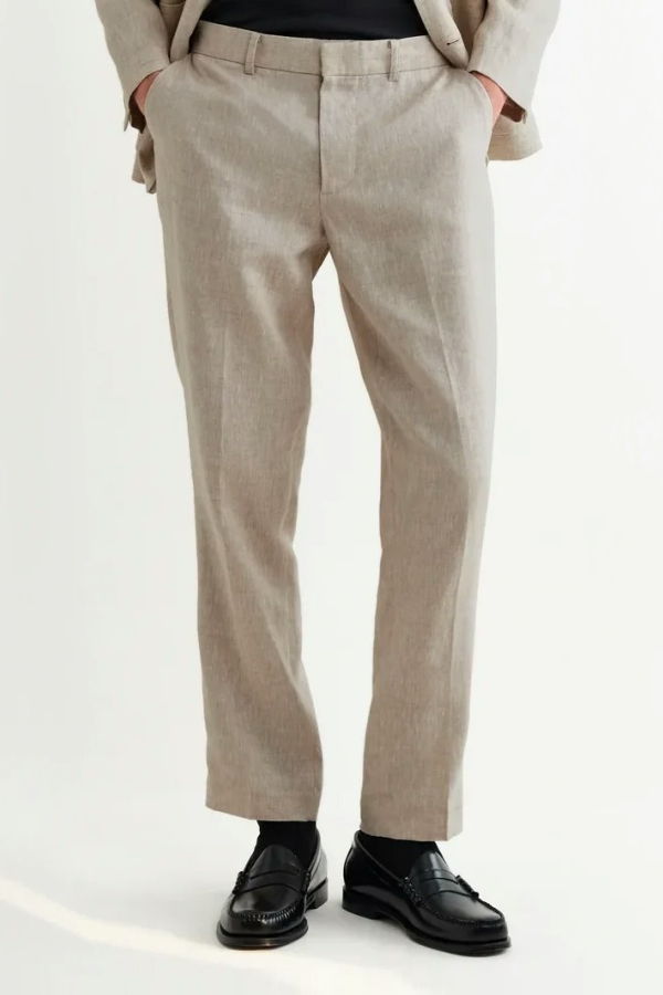 Wax London Alp Linen Trouser