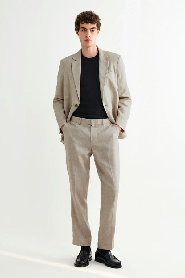 Wax London Alp Linen Trouser