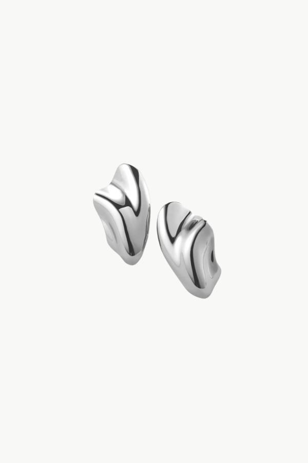 Jenny Bird Portia Earrings - High Polish Silver
