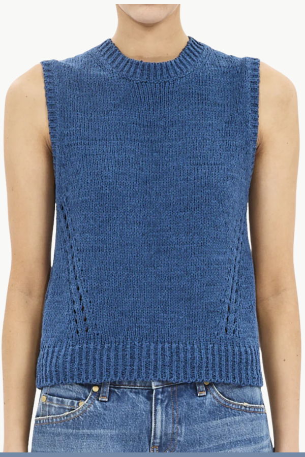 Ulla Johnson Priscilla Sleeveless Knit Top - Aegean