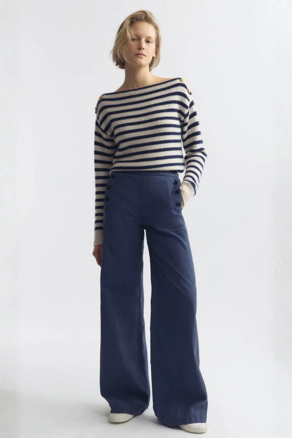 Nili Lotan Reed Pant - French Navy