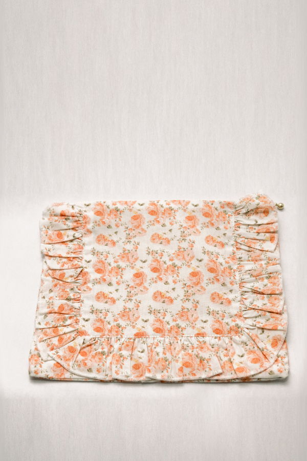 Kids Piper&Cloth Floral Pouch - Floraisons de corail