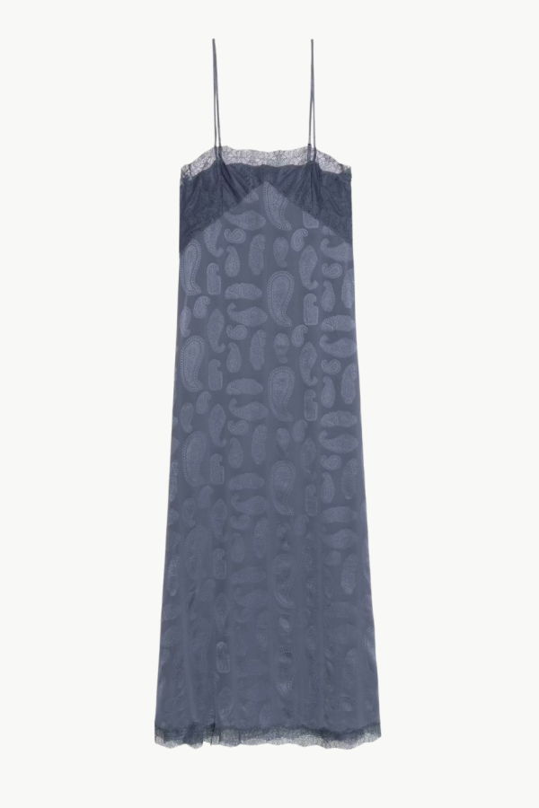 Zadig & Voltaire Ridar Silk Dress - Storm