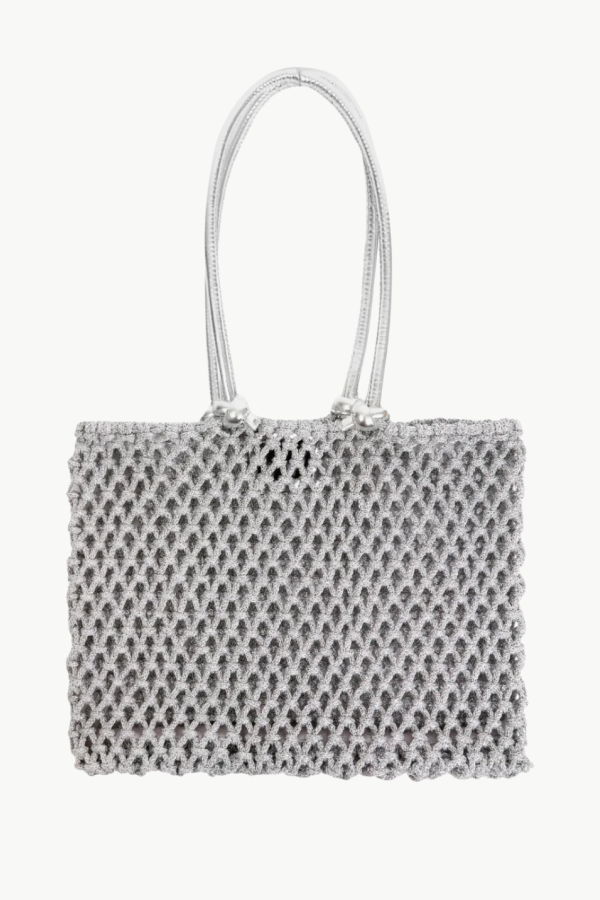 Clare V. Sandy Tote Bag - Silver