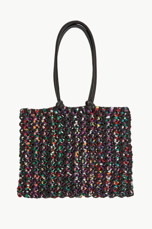 Clare V. Sandy Tote Bag - Black Multi