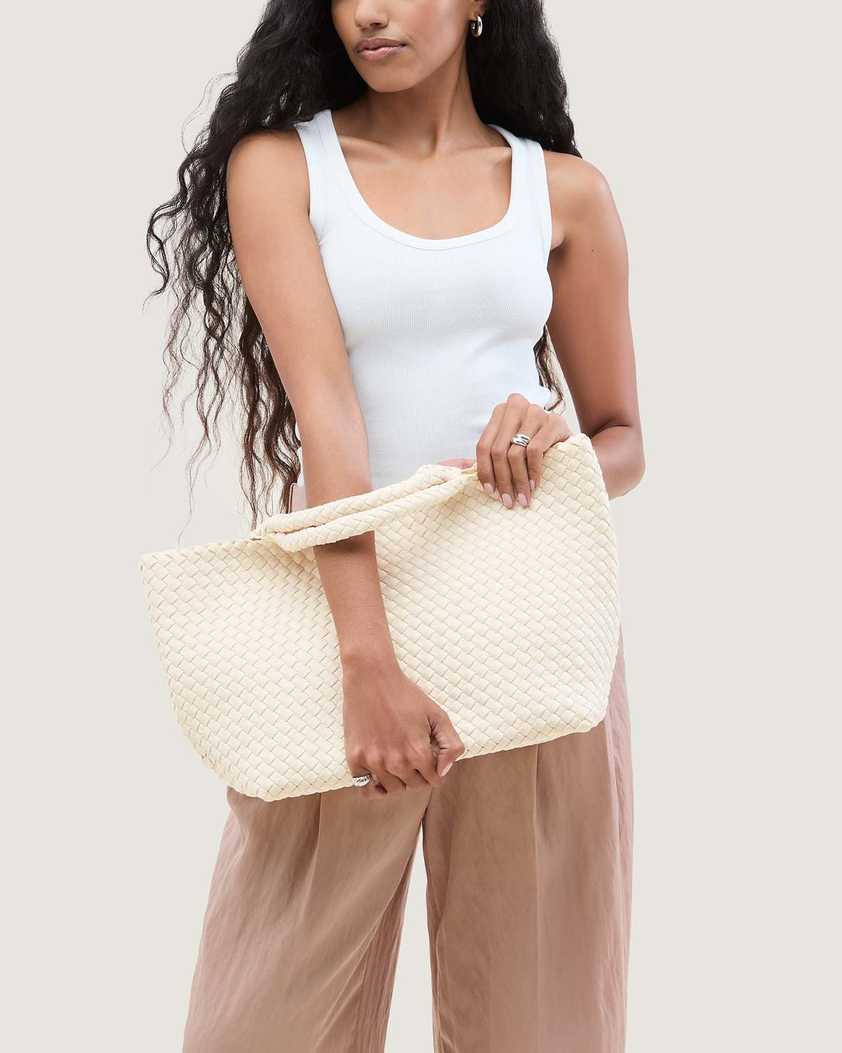 Naghedi St. Barths Medium Tote - Salt | Garmentory