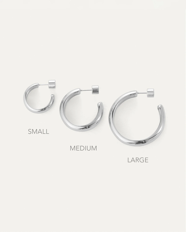 Jenny Bird Staple Hoops Small Earrings