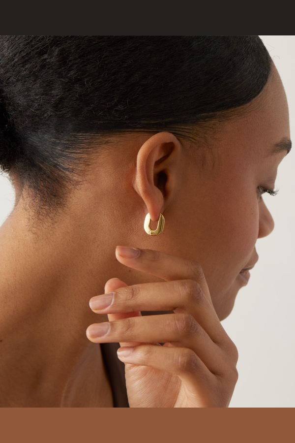 Jenny Bird Teeni Toni Huggie Earrings - Gold