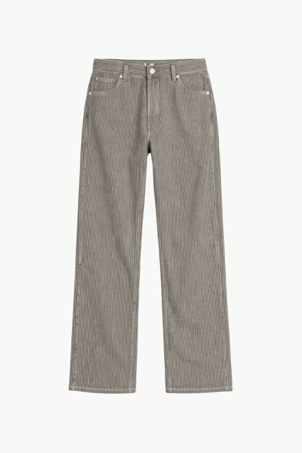 DENIMIST Teri Wide Leg Carpenter Pant - Railroad Grey