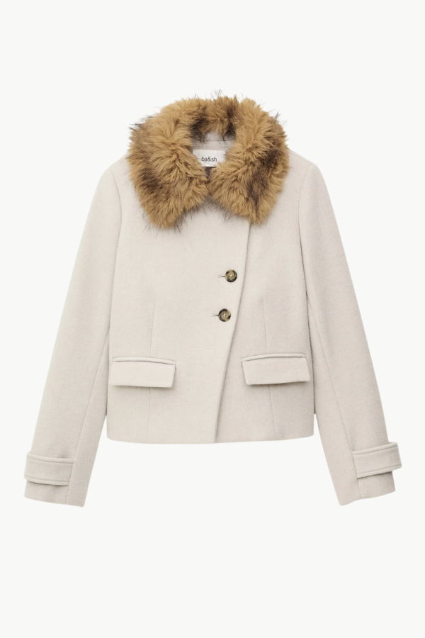 Ba&sh Terry Coat - Ecru