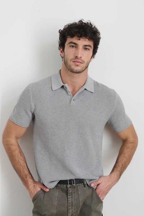 Alex Mill Eastwood Cotton Linen Polo Shirt