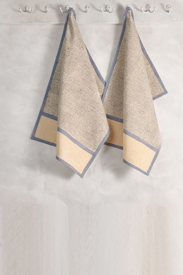 Sustainable Threads Kora Cotton Kitchen Towels Set of 2