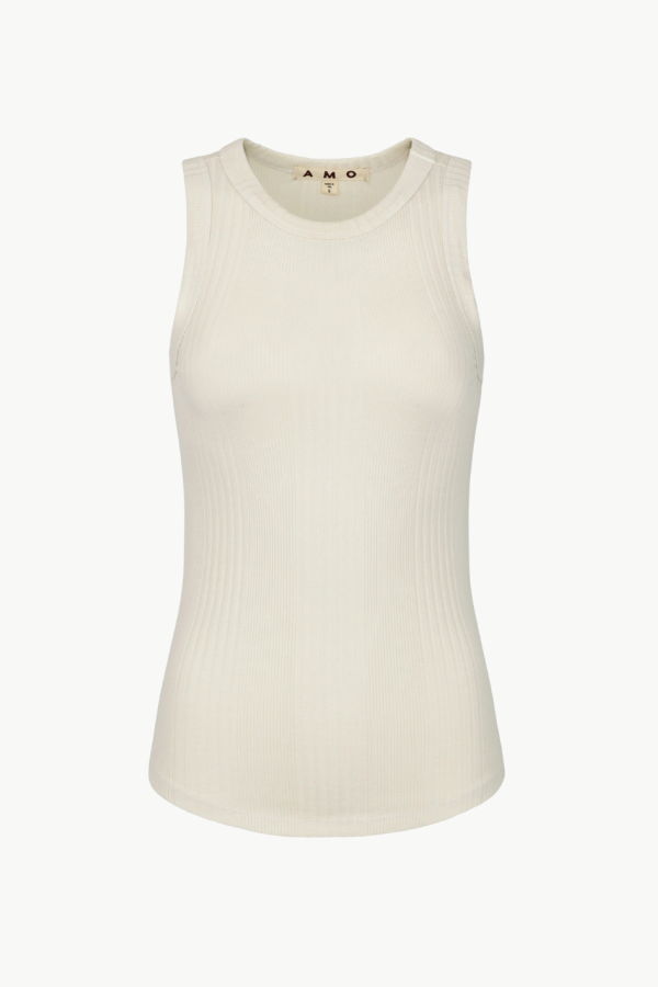 amo denim Vera Tank - Bone