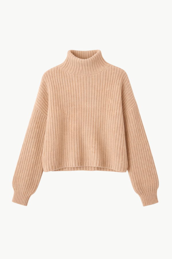 Ulla Johnson Veron Alpaca Knit Turtleneck Sweater - Dune