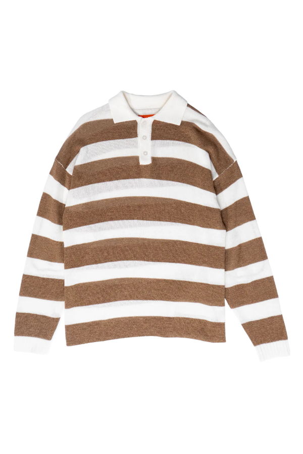 Everyday Mountaineering Valley Rugby Top - Brown/White