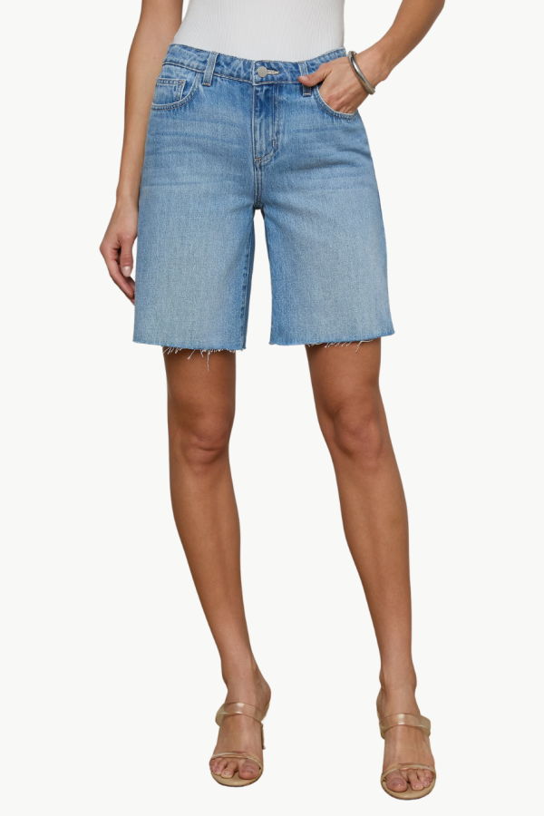 L'Agence River Jean Bermuda Short - Bellflower