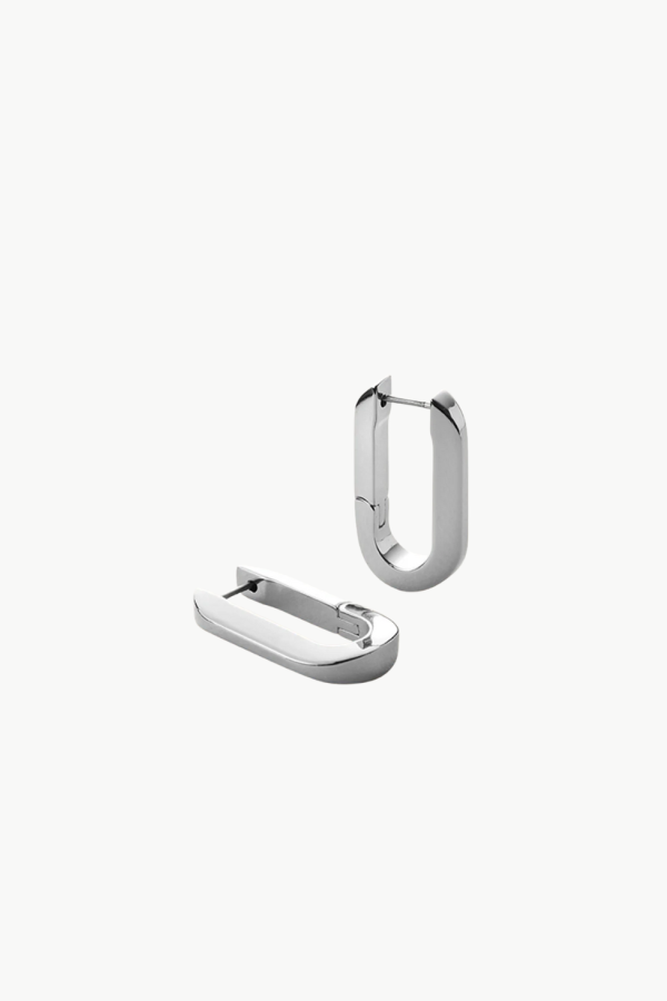 Jenny Bird U-Link Earrings - Platinum
