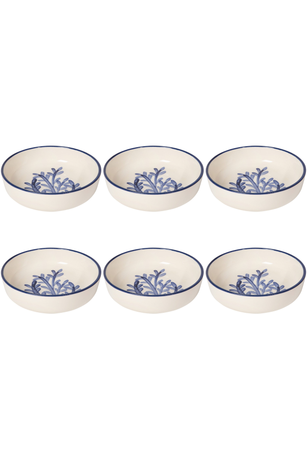 Danica Brands Set of 6 Floren Hand-Painted Turkish Bowl 5 Inch