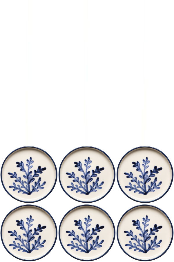 Danica Brands Set of 6 Floren Hand-Painted Turkish Side Plates
