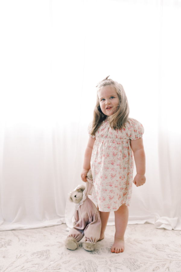 Kids Piper&Cloth Kennedi Dress - Pink Blossoms