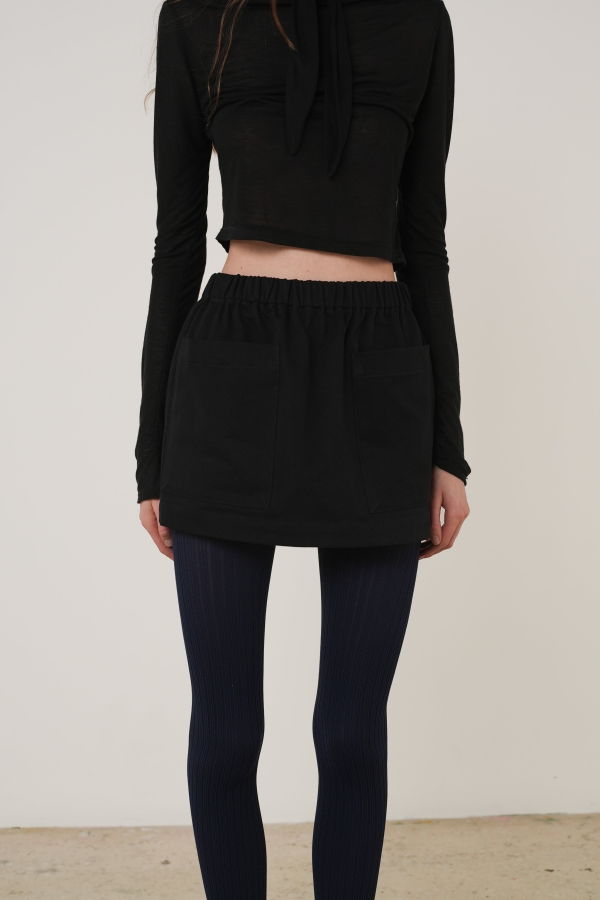Cvet Préri Easy Mini Skirt - Black