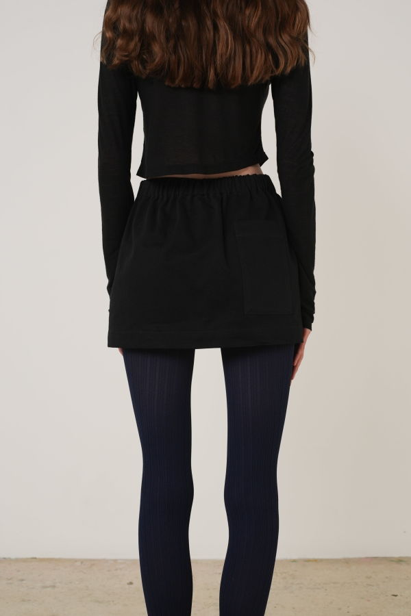 Cvet Préri Easy Mini Skirt - Black