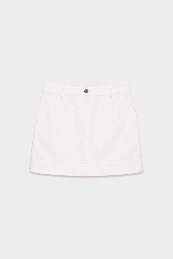 SYSTEM Basic Denim Mini Skirt